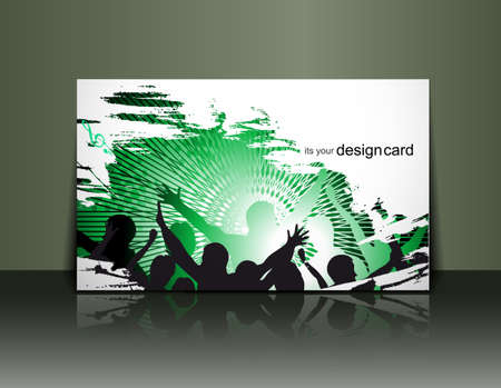 Beautiful gift card design element, vector illustration. のイラスト素材