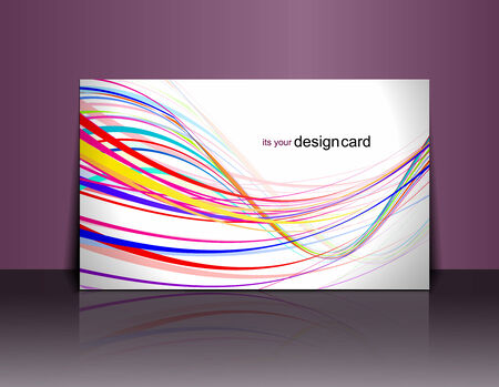 Beautiful gift card design element, vector illustration. のイラスト素材