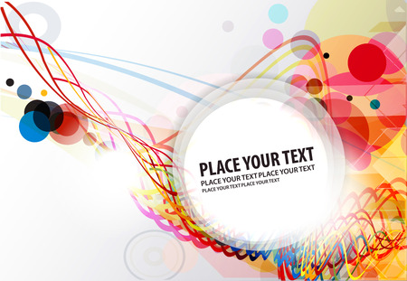 abstract colorful banner design. vector illustration. のイラスト素材