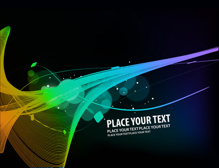 abstract colorful banner design. vector illustration. のイラスト素材