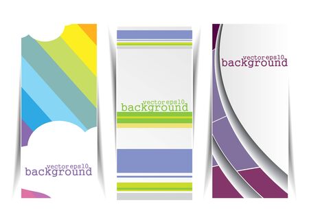 Set of vector headers & banner collections design element.のイラスト素材