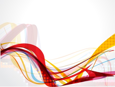 Abstract wave background composition - vector illustration のイラスト素材