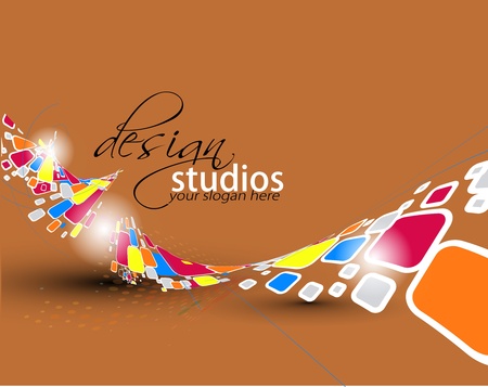 Abstract colorful banner background for your business artwork のイラスト素材