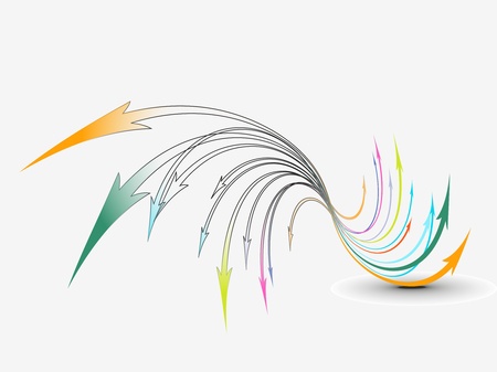 abstract wave line with space of your text background used. のイラスト素材