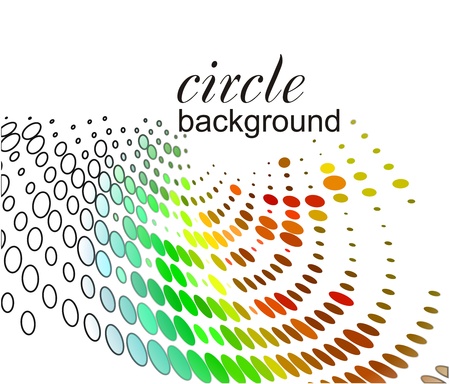 abstract circle background, eps10 vector illustration. のイラスト素材