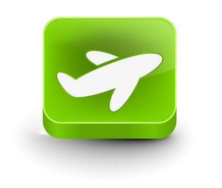 vector glossy travel web icon design element.のイラスト素材