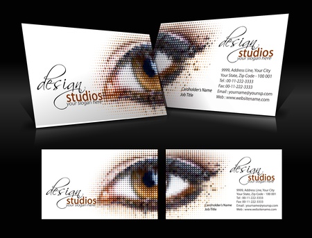 vector business card set , elements for design. のイラスト素材