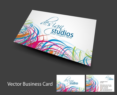 vector business card set , elements for design. のイラスト素材