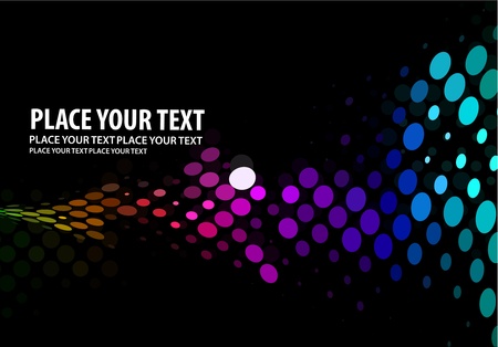 colorful halftone circle background. vector illustration.のイラスト素材