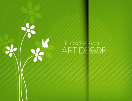 abstract vector floral background illustration.のイラスト素材
