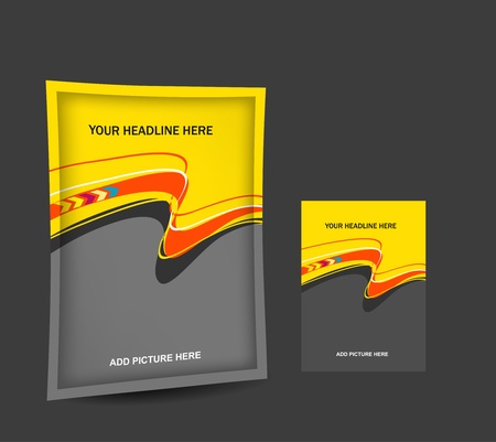 abstract design for packaging , vector for bag template design のイラスト素材