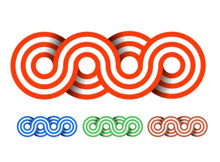Labels / stickers designのイラスト素材