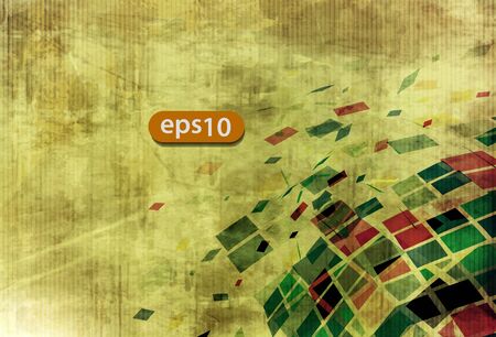 Abstract explore square mosaic vector texture background のイラスト素材