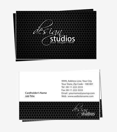 business card set , vector elements for design.のイラスト素材