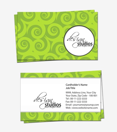 business card set , vector elements for design.のイラスト素材