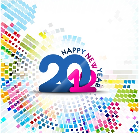 New year 2012 design element. Vector illustration のイラスト素材