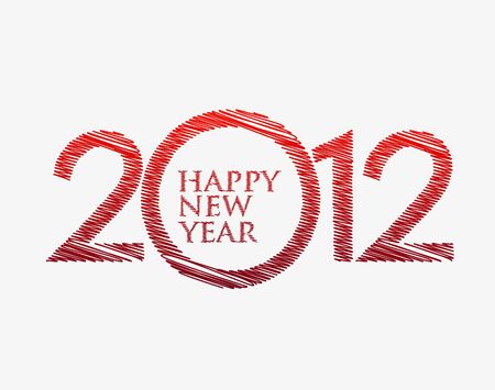 New year 2012 design element. Vector illustration 