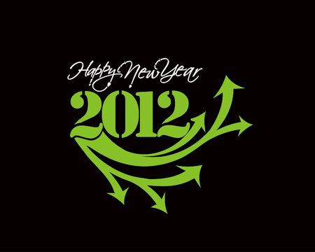 New year 2012 design element. Vector illustration 
