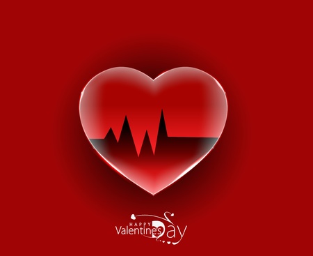 valentine's day background, vector illustration. のイラスト素材