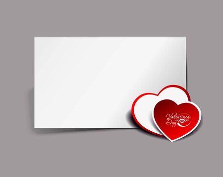 Abstract valentines day greeting card with hearts, eps10 vector のイラスト素材