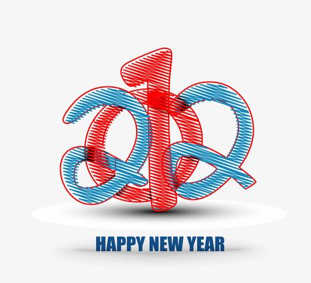 New year 2012 design element. Vector illustration のイラスト素材