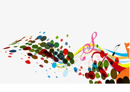 Abstract wave background composition - vector illustration のイラスト素材
