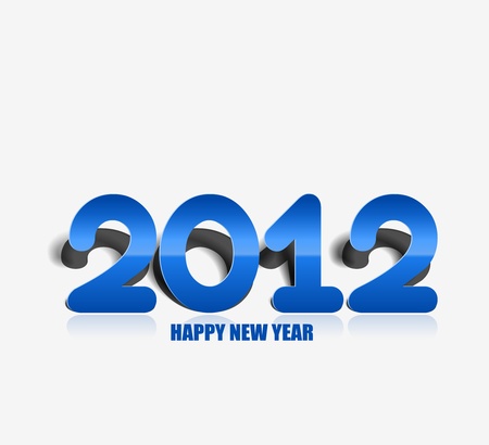 new year 2012 design element. Vector illustration のイラスト素材
