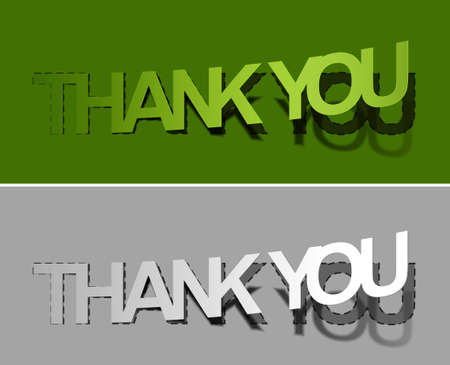 thanks you sticker design vector.のイラスト素材