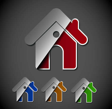 vector home icon design with isolated web element. のイラスト素材