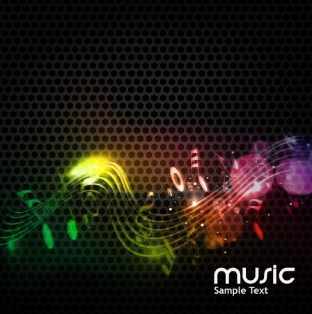 abstract music notes design for music background useのイラスト素材