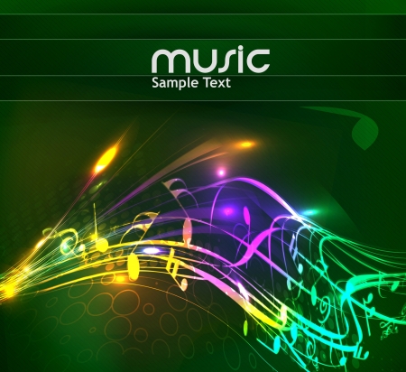 abstract music notes design for music background useのイラスト素材