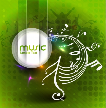 abstract music notes design for music background useのイラスト素材