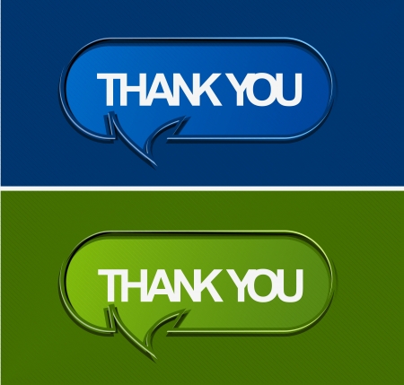 thanks you sticker designのイラスト素材
