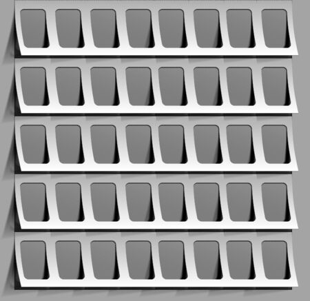 photo frames isolated.のイラスト素材