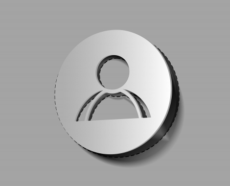 user web icon design element. のイラスト素材