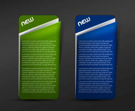 sticker &amp, label for text design.のイラスト素材