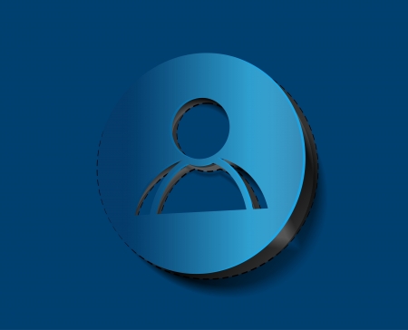 vector user web icon design element. のイラスト素材