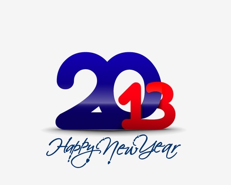 new year 2013 design element.のイラスト素材