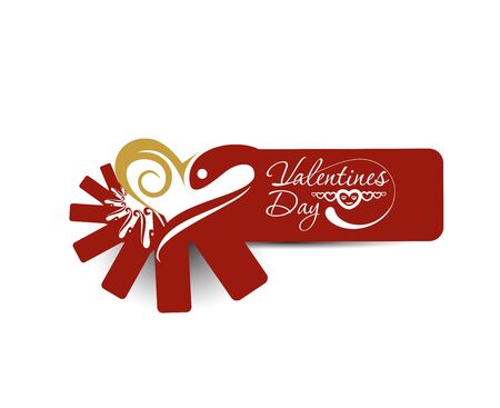 Holiday Valentin s Day background with colorful hearts のイラスト素材