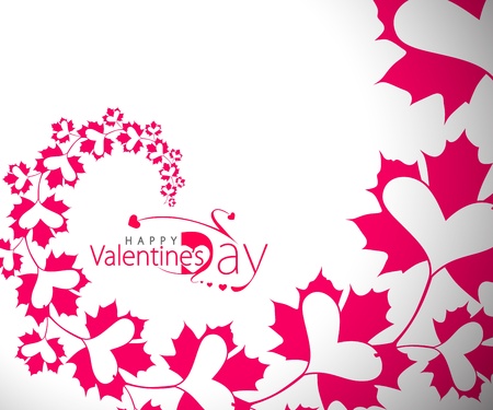 Holiday Valentin s Day background with colorful hearts のイラスト素材