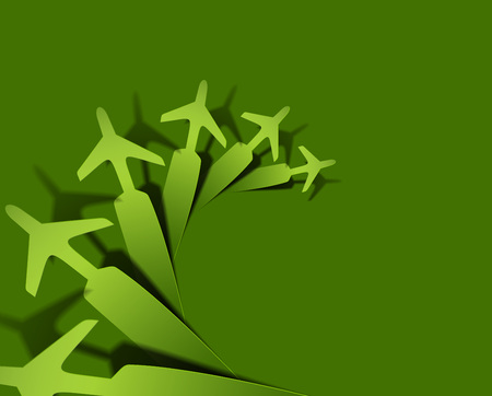 Airplane - seamless vector pattern のイラスト素材