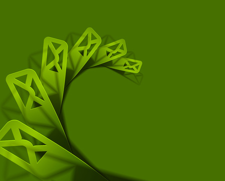 vector email icon web design element. のイラスト素材