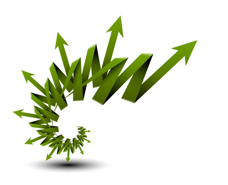 Vector arrow labels design elementのイラスト素材