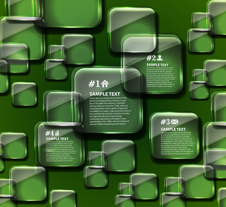 abstract background with transparent rhombus designのイラスト素材