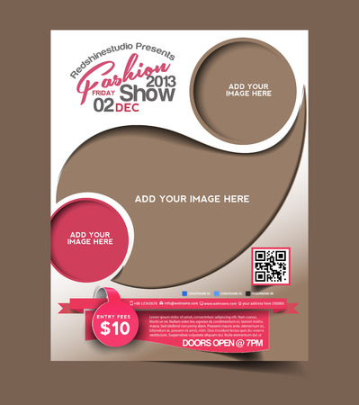 Fashion Flyer & Poster Template Designのイラスト素材