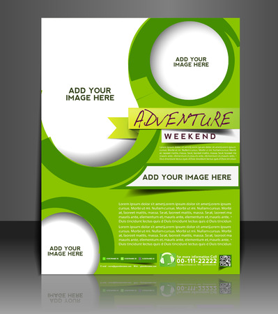 Adventurer Flyer & Poster Template Designのイラスト素材
