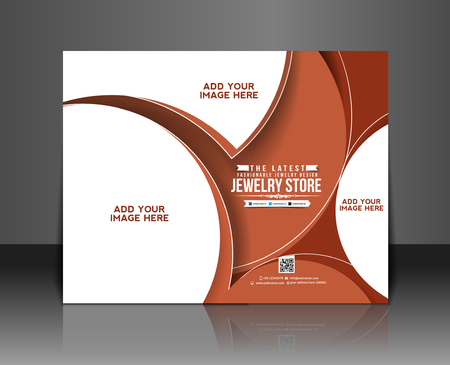 Jewelry Store Magazine & Poster Template Designのイラスト素材