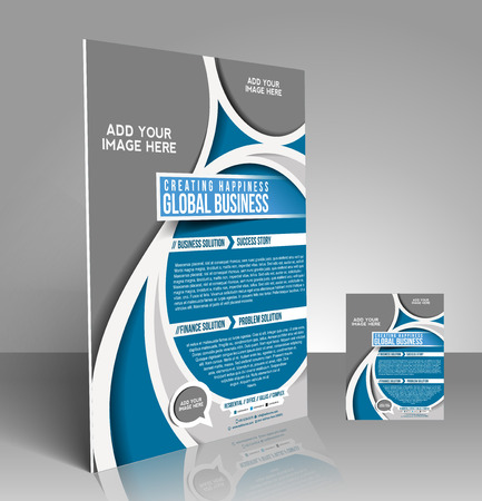 Corporate Business Flyer & Poster Template Designのイラスト素材