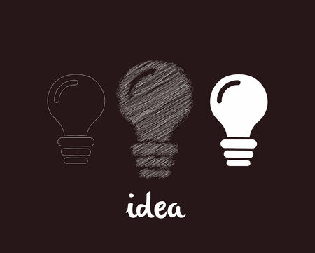 Idea Web Icon Design Element. のイラスト素材