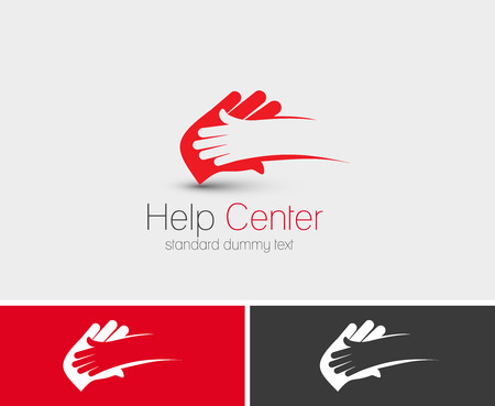 Symbol of Help Center, isolated vector designのイラスト素材